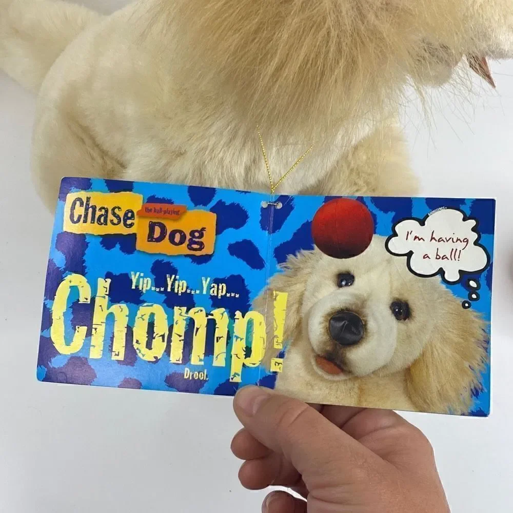 Vtg Chase The Ball Playing Dog 2000 Stuffed Animal Planet Plush Golden Retriever